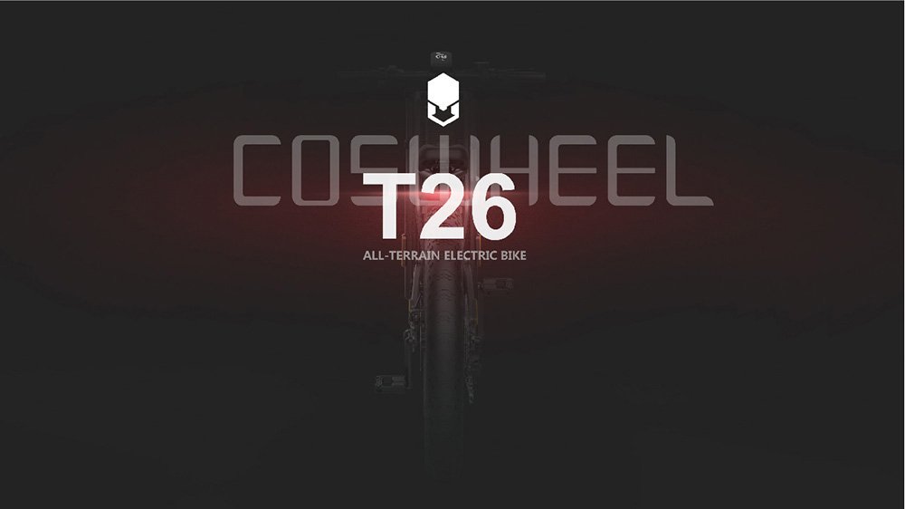 Coswheel T26 E-bike All-terrain Bike 25Ah Battery 48V 750W Motor 90-130 Range 45kmh Max Speed Space Grey